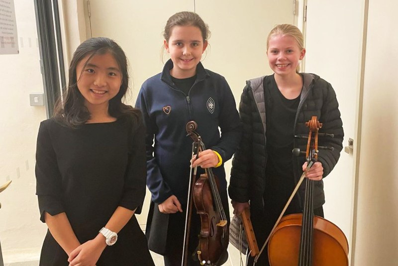 Wycombe Abbey Junior musicians at the Chamber Music Competition
