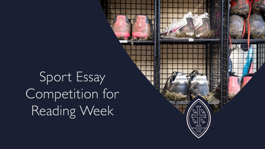 Sport Essay competition graphic