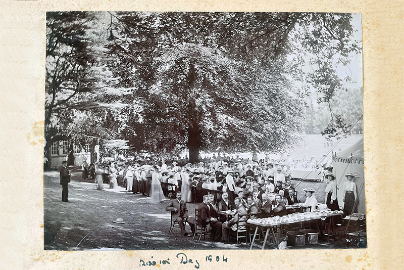 Photograph of Mission Day at Wycombe Abbey in 1904