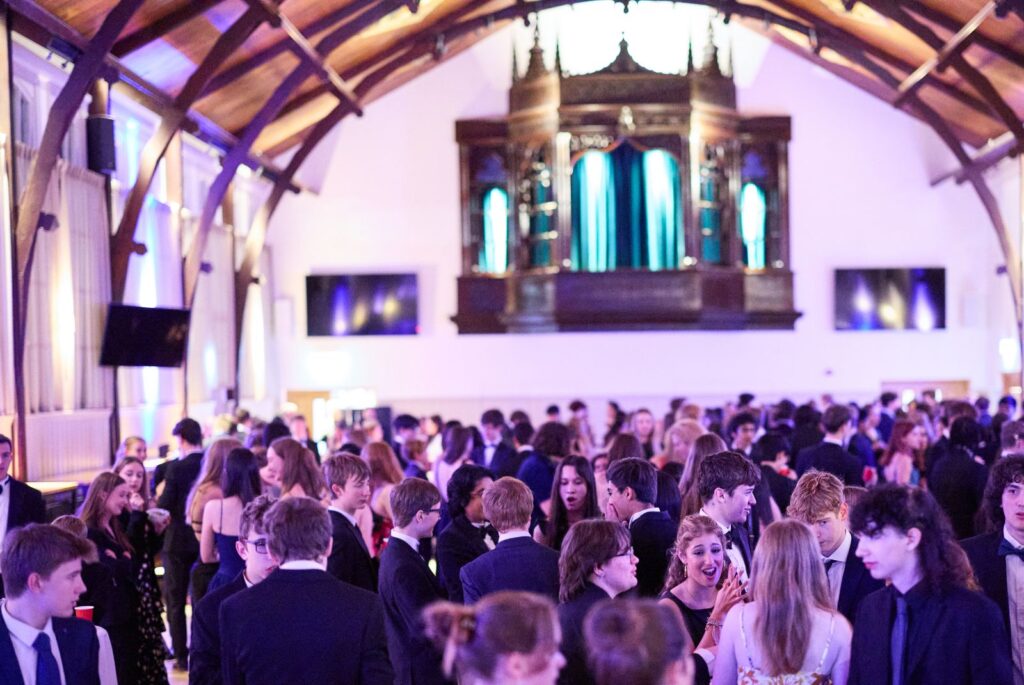 Pupils dancing at a ball.